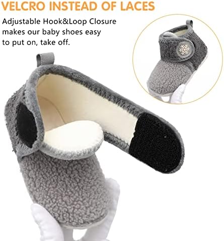 FEETCITY Baby Booties Girls Boys Infant Slippers First Walkers Shoes Warm Socks - Image 4
