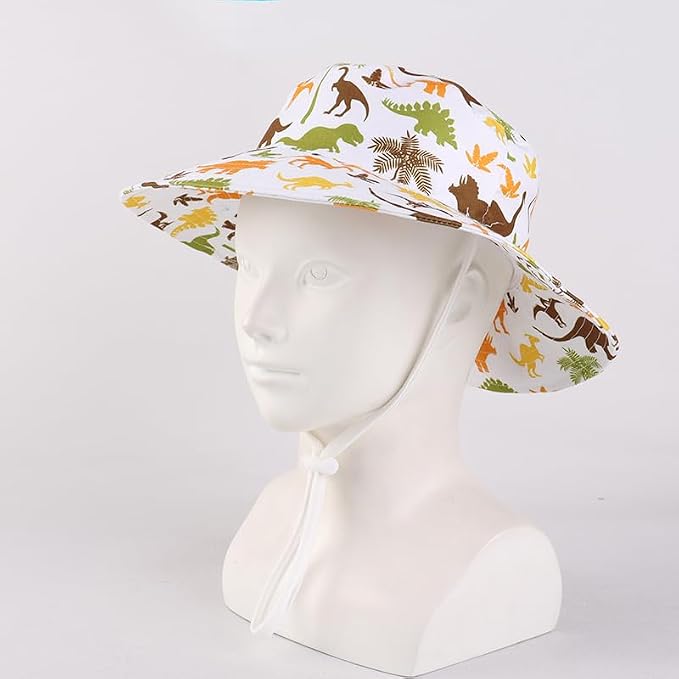 LANGZHEN Sun Protection Hat for Kids Toddler Boys Girls Wide Brim Summer - Image 3