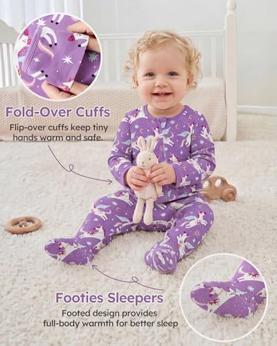 Baby Sleepers 100% Organic Cotton Pajamas - Image 5
