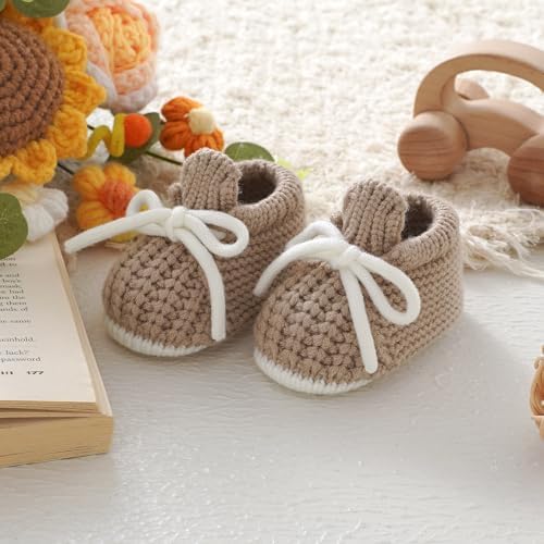 LAWKUL Baby Booties Knit Newborn Shoes - Image 5