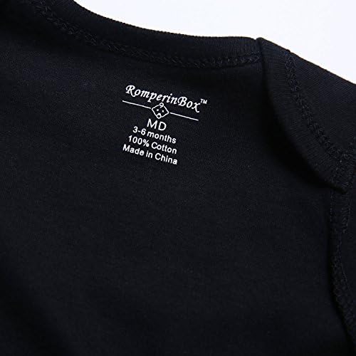 ROMPERINBOX Unisex Baby Onsies Solid Baby Bodysuit Romper Blank - Image 4
