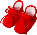 Baby Booties Newborn Fleece First Walking Shoes Non-Slip Sole Slippers Cozy by YIXPOH