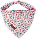 Lionet Paws Christmas Dog Bandana Girl by lionetpaws