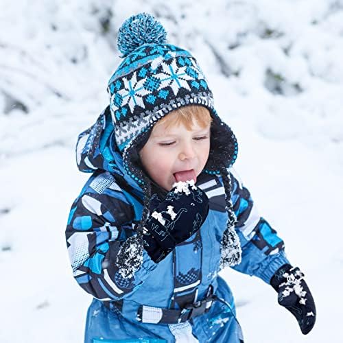 Sarfel Toddler Mittens Waterproof Toddler Gloves Baby Winter Mittens Toddler - Image 3