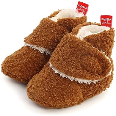 Baby Booties Cozy Fleece Slippers Soft Baby Shoes - Image 4