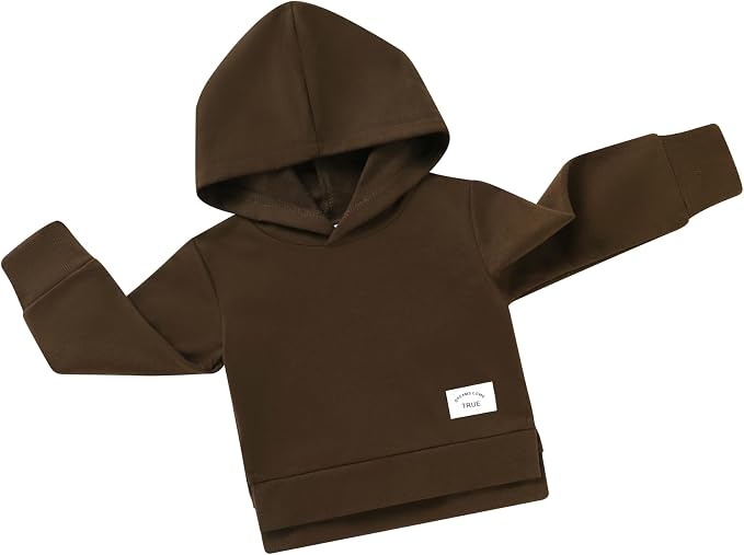 Happy Town Toddler Baby Boy Girl Sweatshirt Hoodie Pullover Fall Outfits Solid by HappyTown