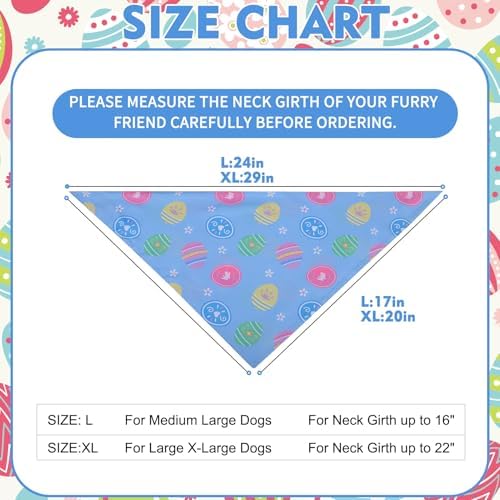 EXPAWLORER Easter Dog Bandana 4 Pack - Image 3