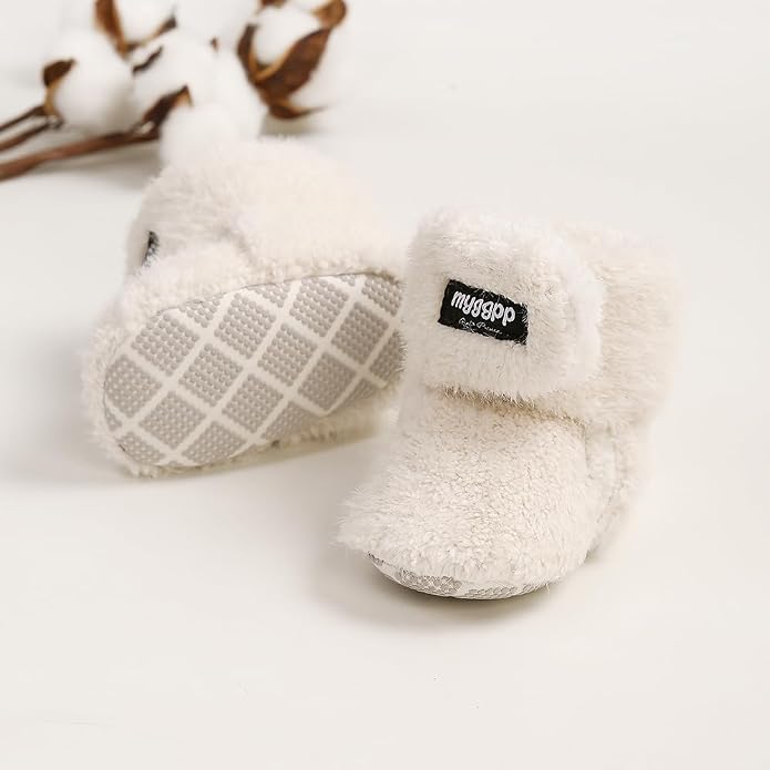 Ohwawadi Infant Baby Slippers Girls Boys Booties Warm Baby Socks Shoes Newborn - Image 5