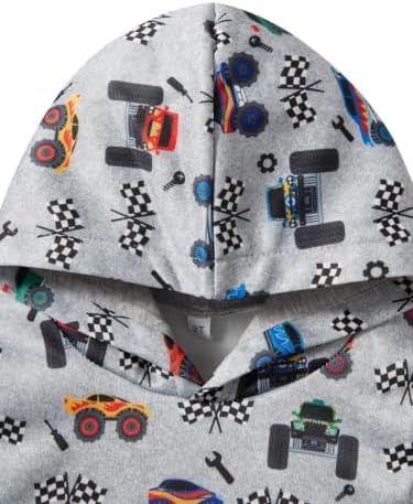 RETSUGO Baby Boys Dinosaurs Hoodie Boy Girls Truck Pullover - Image 5