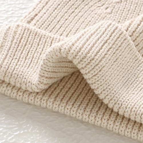 Hadetoto Cotton Baby Beanie Winter Knitted Hat - Image 7