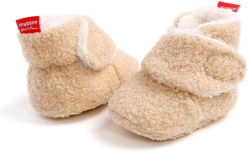 Ohwawadi Infant Baby Slippers Girls Boys Booties Warm Baby Socks Shoes Newborn - Image 7