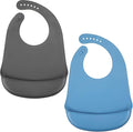 2 Pieces Adult Bibs Washable Silicone Adult Bibs by Janmercy