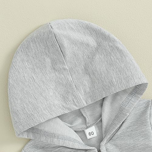 Fall Baby Clothes Newborn Boy Girl Hoodie Romper Long Sleeve Jumpsuit Winter - Image 5