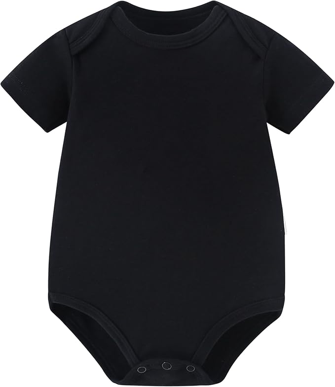 AIWUHE Unisex-Baby Short Sleeve Bodysuits Cotton One-piece Boy Girl Summer by AIWUHE