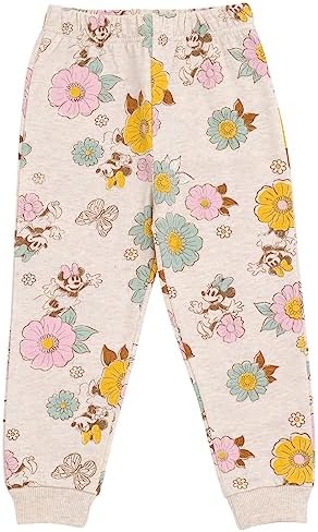 Disney Girls' Fleece Hoodie and Jogger Set - Image 4