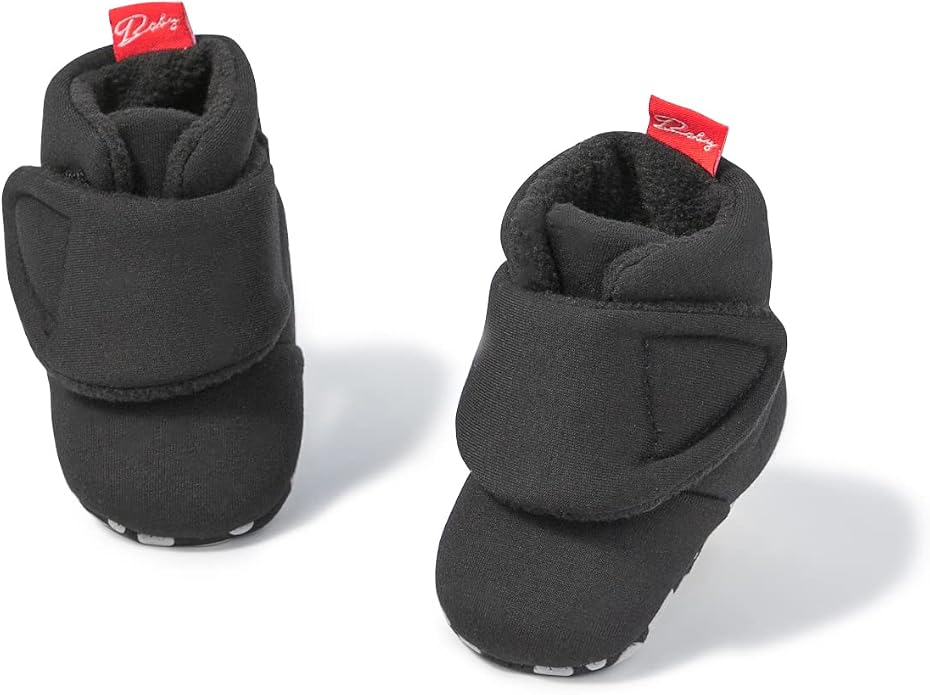 Sawimlgy Newborn Infant Baby Girl Boy Cotton Booties Stay On Sock Slippers Soft - Image 4