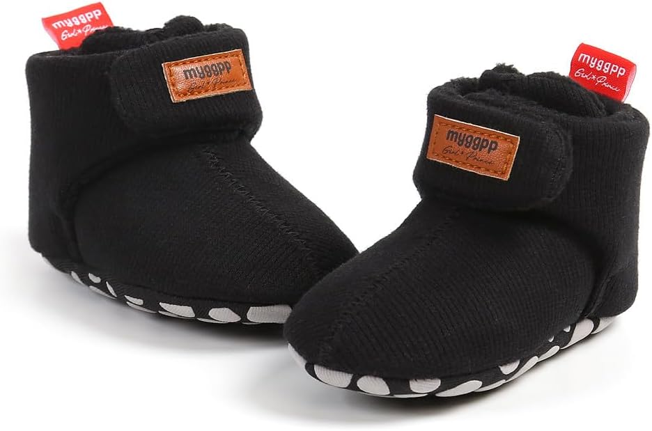 Ohwawadi Infant Baby Slippers Girls Boys Booties Warm Baby Socks Shoes Newborn - Image 7