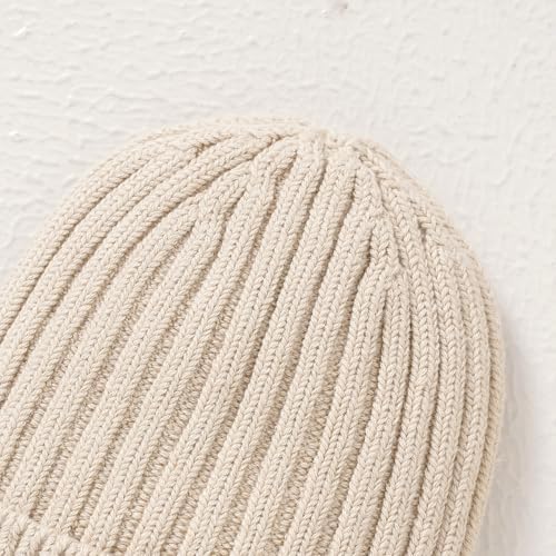 Neiwech Cotton Baby Beanie Hat Infant Newborn Toddler Winter Knitted Warm Skull - Image 5