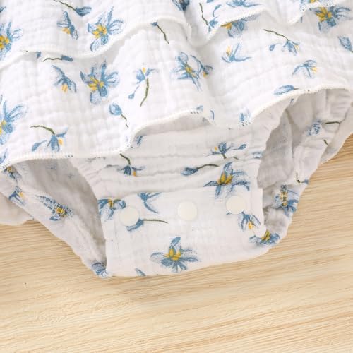 YOUNGER TREE Baby Girl Clothes Infant Summer Romper Dress Sleeveless Bodysuit - Image 5