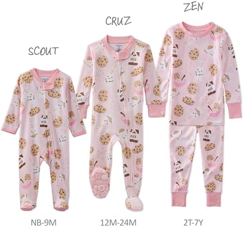 Butterblu Scout Sleep & Play 100% Organic Cotton Footed Zip Front PJs | GOTS - Image 5