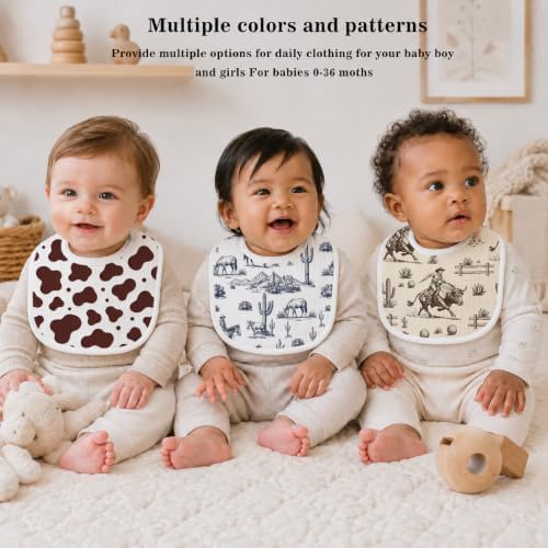 Baby Bibs for Baby Boys Girls 6-Pack - Image 6