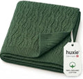 Receiving Blankets, 100% Organic Cotton Knit, Newborn Baby Swaddle | by huxie