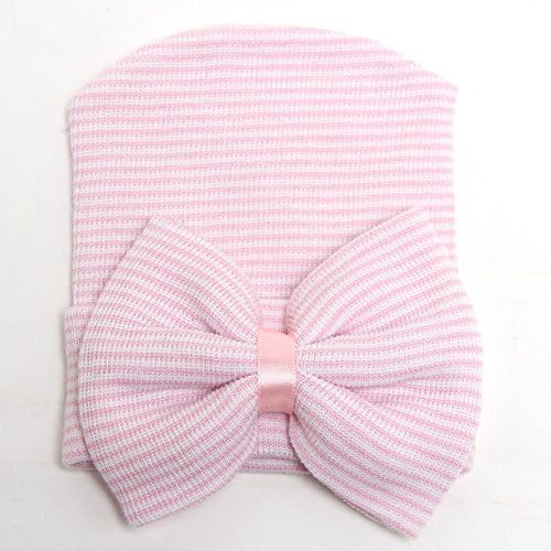 DRESHOW BQUBO 4 Pack Newborn Hospital Hat Infant Baby Hat Cap - Image 6