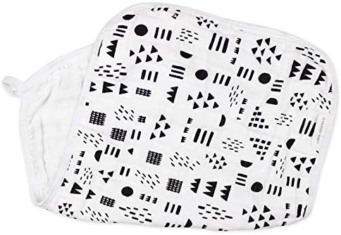 HonestBaby Baby Organic Cotton Multi-layer Burp Cloths Multipack, Pattern Play - Image 2