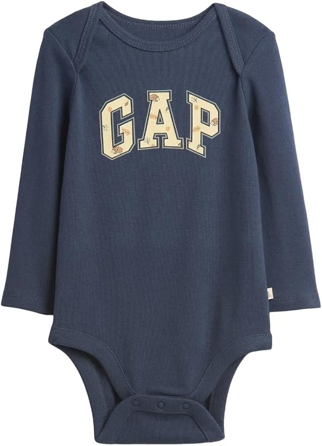 GAP Baby Long Sleeve Logo Bodysuit by GAP
