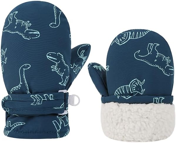 Infant Baby Toddler Winter Mittnes Lined Fleece Snow Gloves by UrbanVirgin