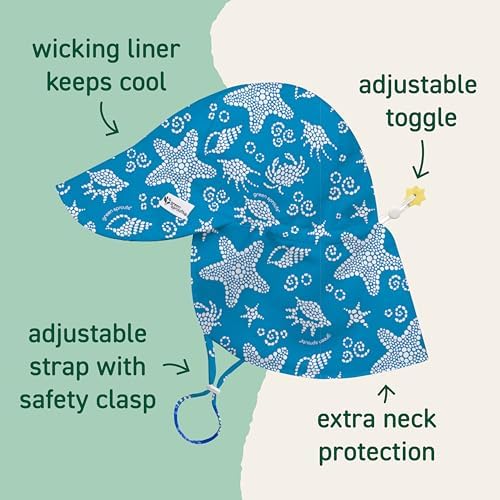 UPF 50+ Eco Flap Hat - Image 3