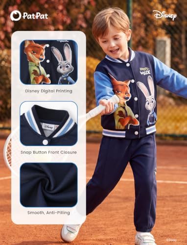 Disney Bomber Jacket Spider Man Marvel Toy Story Cars Varsity Cardigan2-13Y - Image 6