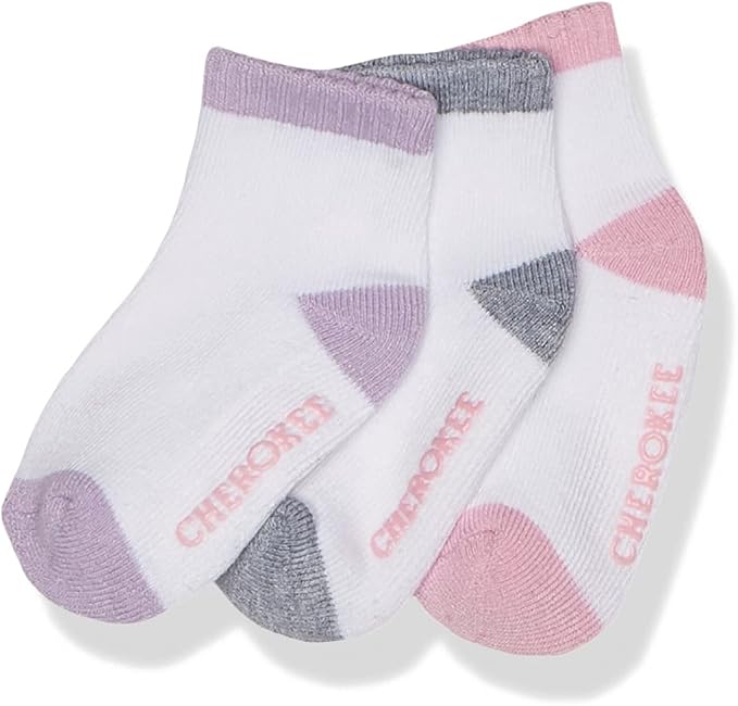 Cherokee Baby Girls' 12 Pack Shorty Ankle Socks - Image 2