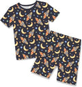 babee Reshinee Bamboo Viscose Toddler Boys Pajamas Set, Short Sleeve Kids by babeeReshinee
