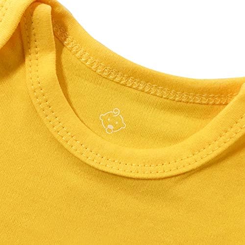 ROMPERINBOX Unisex Baby Onsies Solid Baby Bodysuit Romper Blank - Image 3