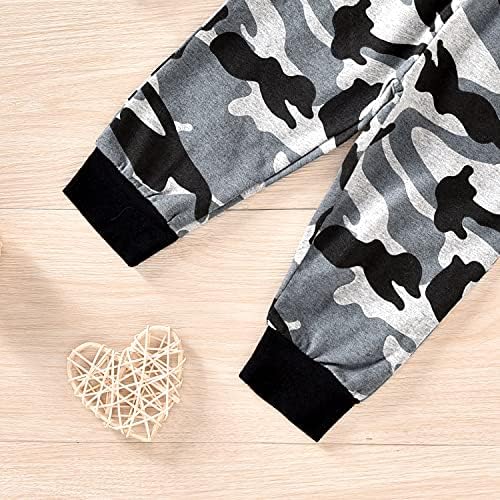 Aalizzwell Toddler Infant Baby Boys Hoodie Sweatshirt Pants Outfits Spring - Image 5