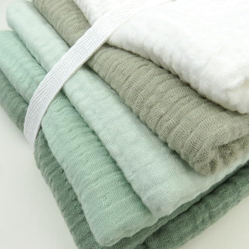 HonestBaby Multipack Woven Burp Cloths Soft Absorbent Multi-layered 100% - Image 4