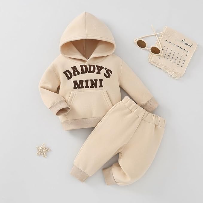 Toddler Baby Boy Fall Clothes Long Sleeve Hoodie Sweatshirts Pants Set Infant - Image 2