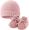 Baby Booties with Hat Set by DovFanny