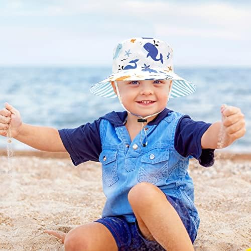 Baby Sun Hat Baby Boy Hats Toddler Hat UPF 50+ Bucket Hat - Image 3