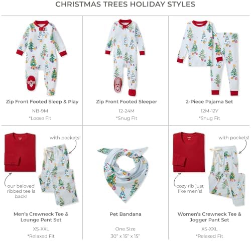 Burt's Bees Baby Matching Family Jammies, Organic Cotton, Holiday Pajamas - Image 2