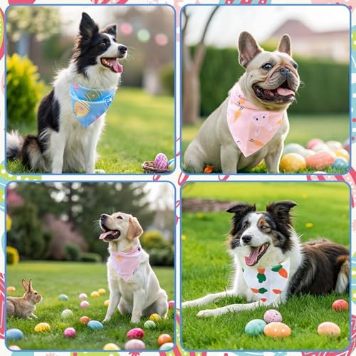 EXPAWLORER Easter Dog Bandana 4 Pack - Image 6