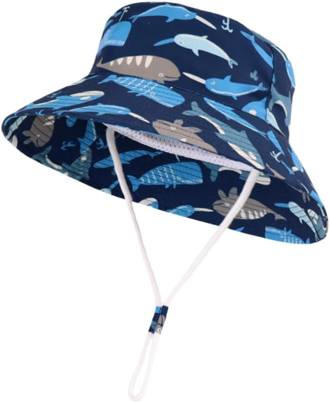 LANGZHEN Sun Protection Hat for Kids Toddler Boys Girls Wide Brim Summer by LANGZHEN