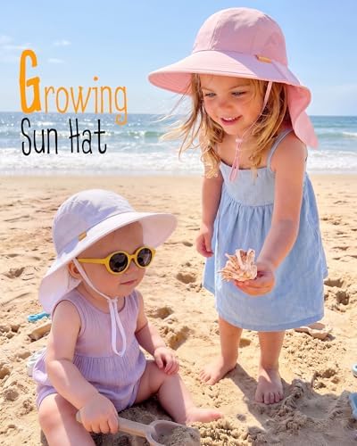 FURTALK Toddler Kids Sun Hat UPF 50+ Sun Protective Bucket Hat - Image 5