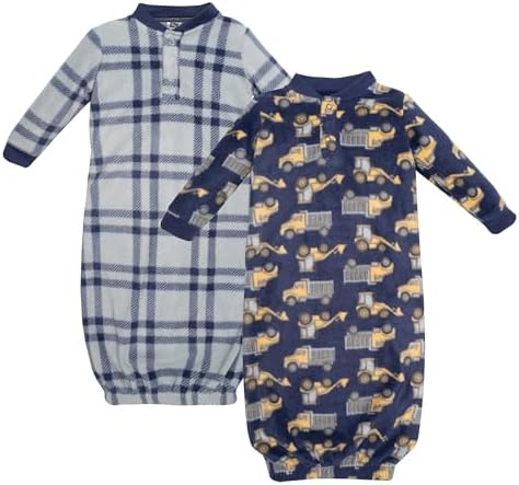Hudson Baby Unisex Baby Fleece Gowns by HudsonBaby