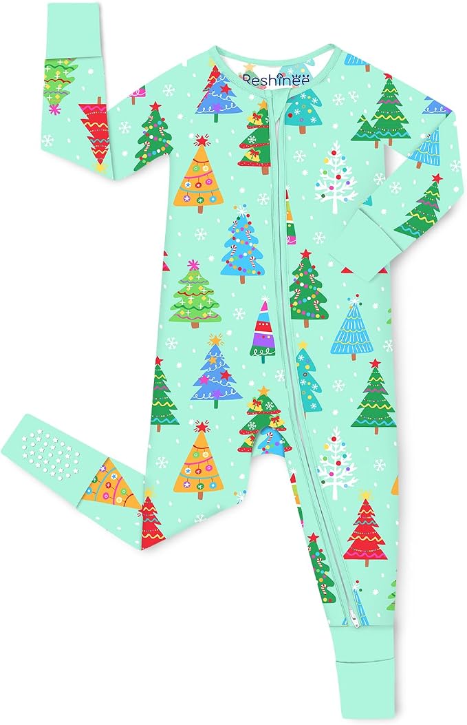 babee Reshinee Bamboo Viscose Baby Footie Pajama, Zipper Sleeper Boys Girls | by babeeReshinee
