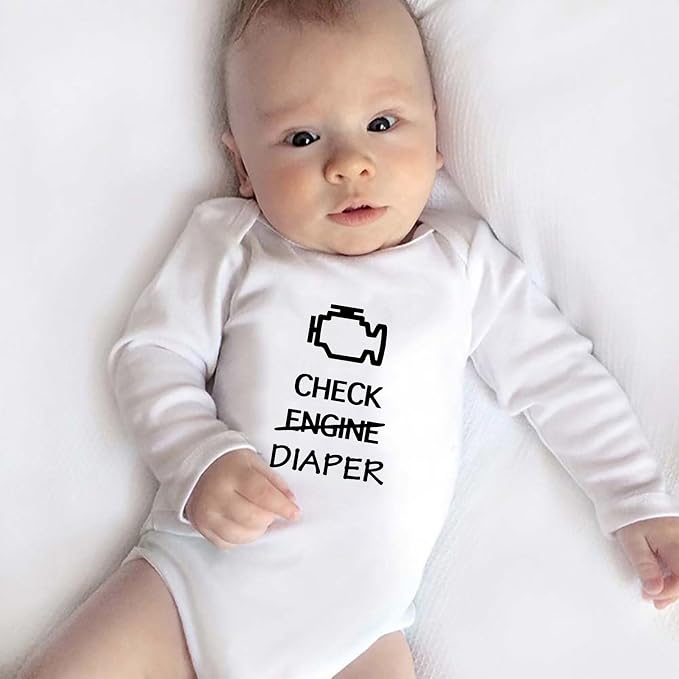 Check Engine Diaper Bodysuit - Image 2