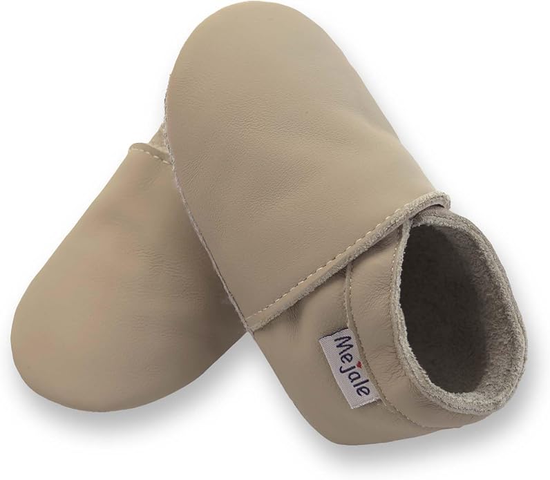 Mejale Baby Infant Toddler Shoes Slip-on Soft Sole Leather Moccasins Pre-Walkers by Mejale