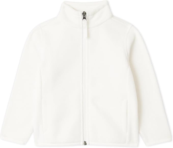 Amazon Essentials Unisex Kids' Polar Fleece Full-Zip Mock Jacket by AmazonEssentials