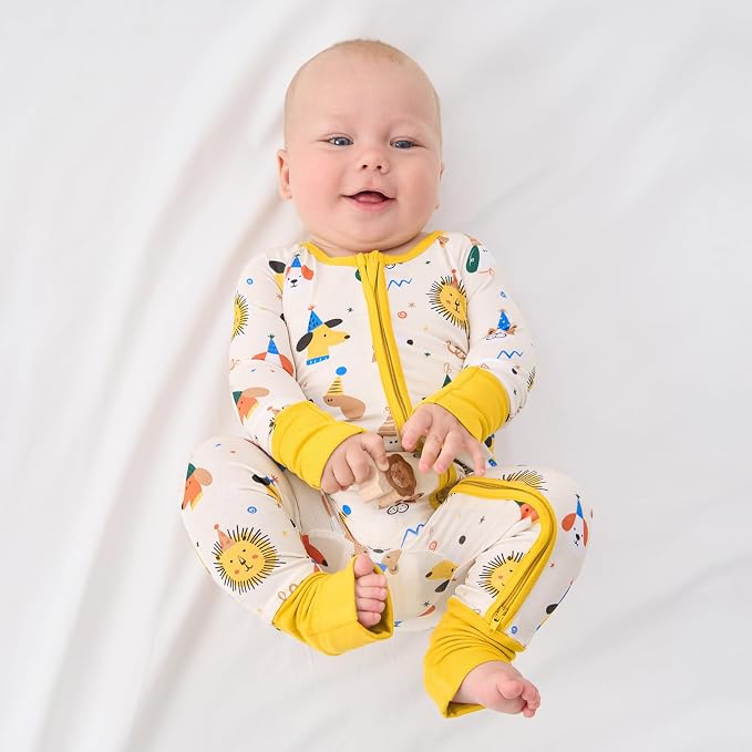 pureborn Baby Sleeper Viscose from Bamboo Zipper Footies 0-24 Months - Image 2